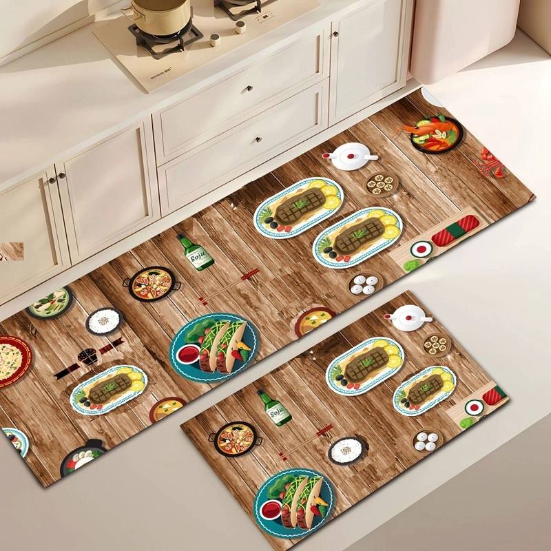ALFOMBRA DE COCINA PACK DE 2 CON DISEÑO ANTIDESLIZANTE TF - 4