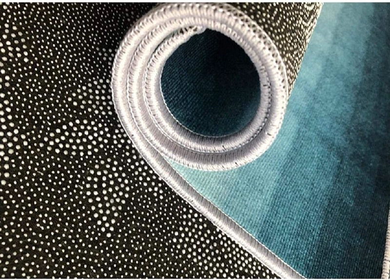 ALFOMBRA MODERNA 200X240 AZUL DISEÑO ELEGANTE ANTIDESLIZANTE TFI - 2