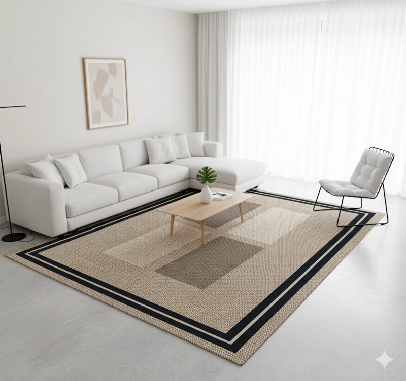 ALFOMBRA CON DISEÑO PARA LIVING 200X240 MODERNA ELEGANTE TFI - 1