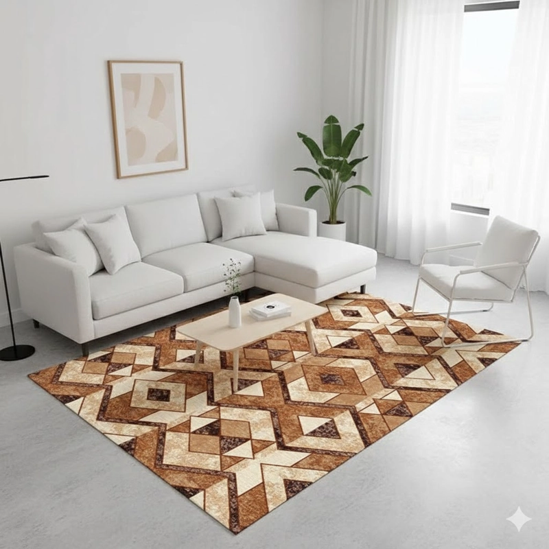 ALFOMBRA CON DISEÑO PARA LIVING 200X240 MODERNA ELEGANTE TFI - 1