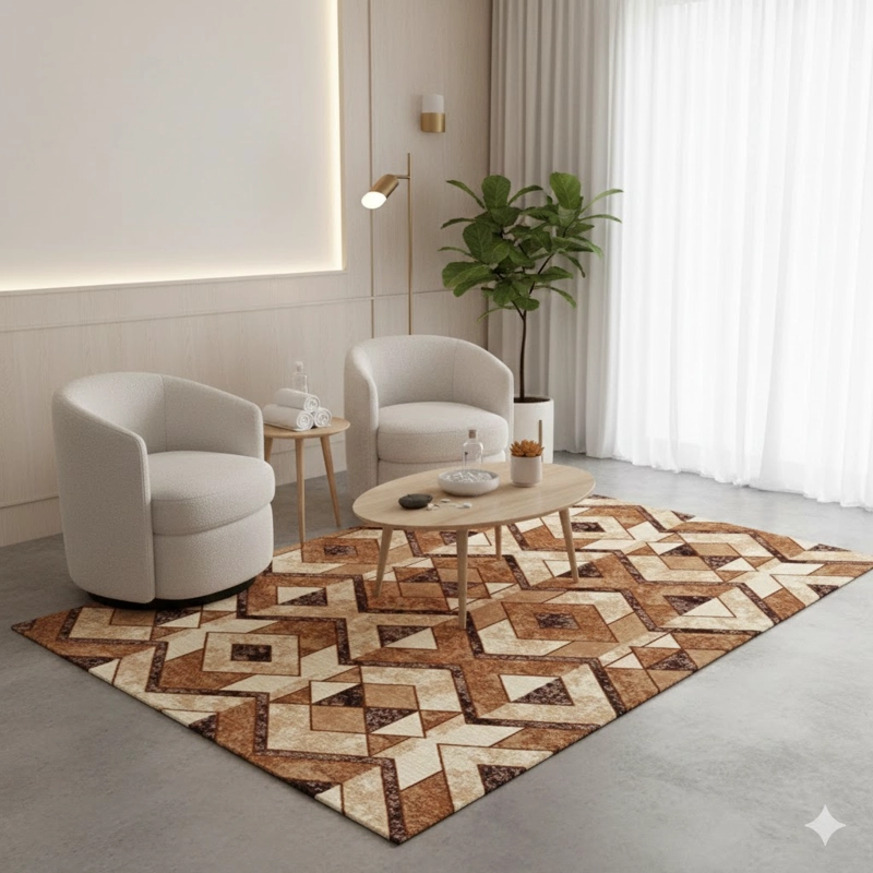 ALFOMBRA CON DISEÑO PARA LIVING 200X240 MODERNA ELEGANTE TFI - 2