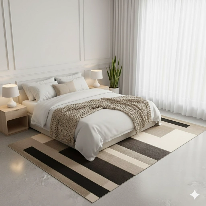ALFOMBRA CON DISEÑO PARA LIVING 200X240 MODERNA ELEGANTE TFI - 3