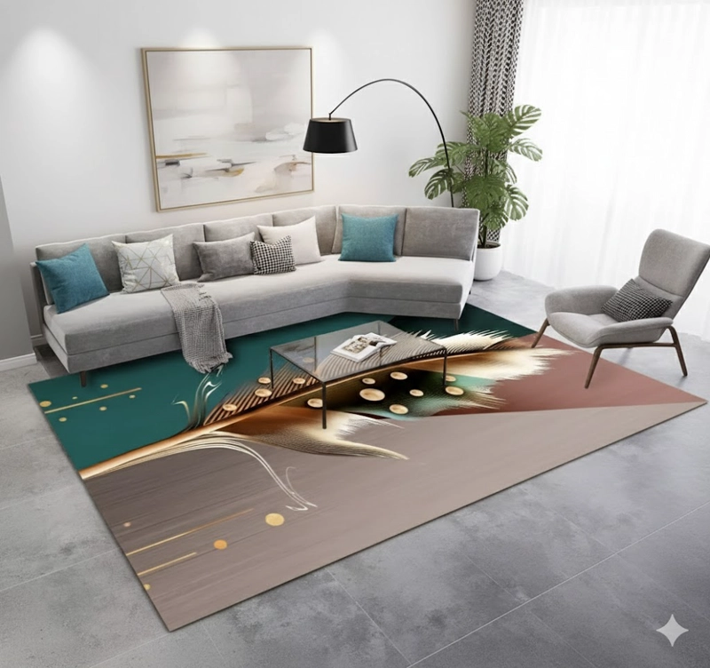 ALFOMBRA MODERNA 200X240 CON DISEÑO ELEGANTE ANTIDESLIZANTE TFI - 1