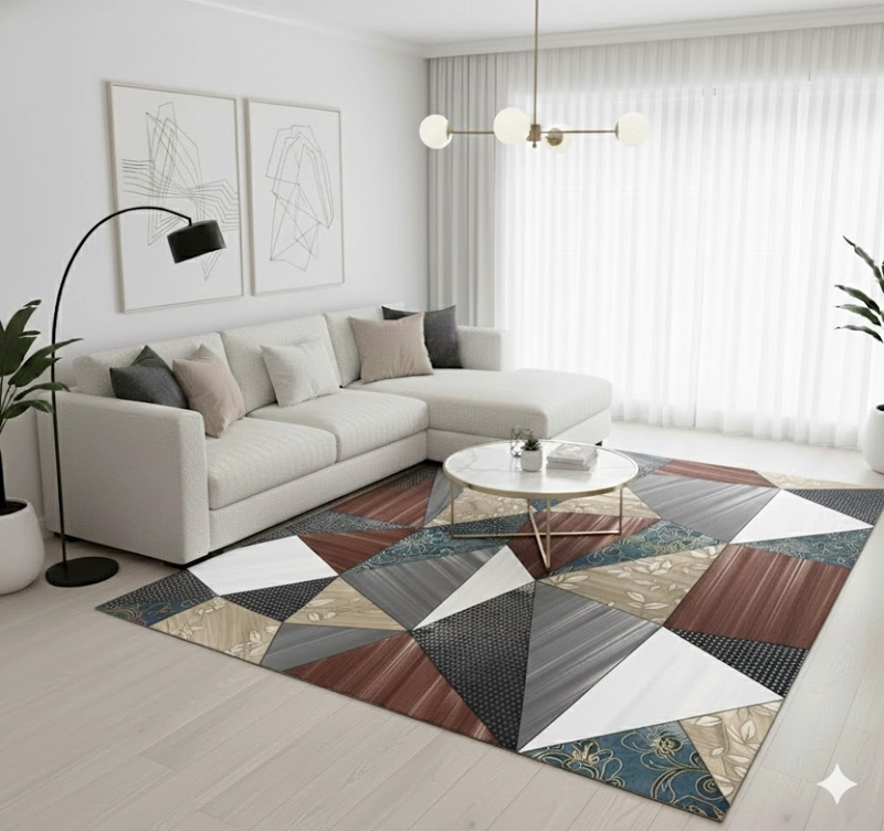 ALFOMBRA MODERNA 200X240 CON DISEÑO ELEGANTE ANTIDESLIZANTE TFI - 3