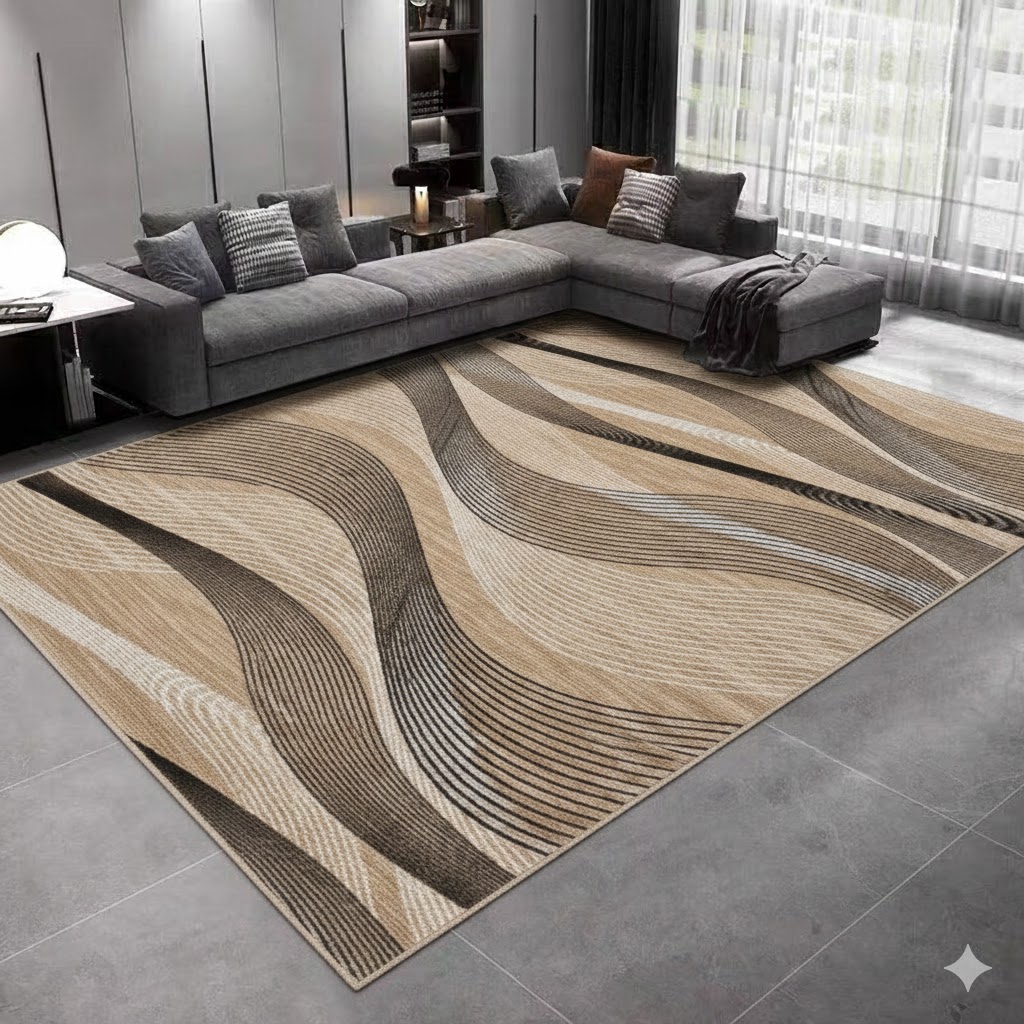 ALFOMBRA CON DISEÑO MODERNO JUVENIL 200X240 DECORACION DE SALA LIVING CMIO - 4