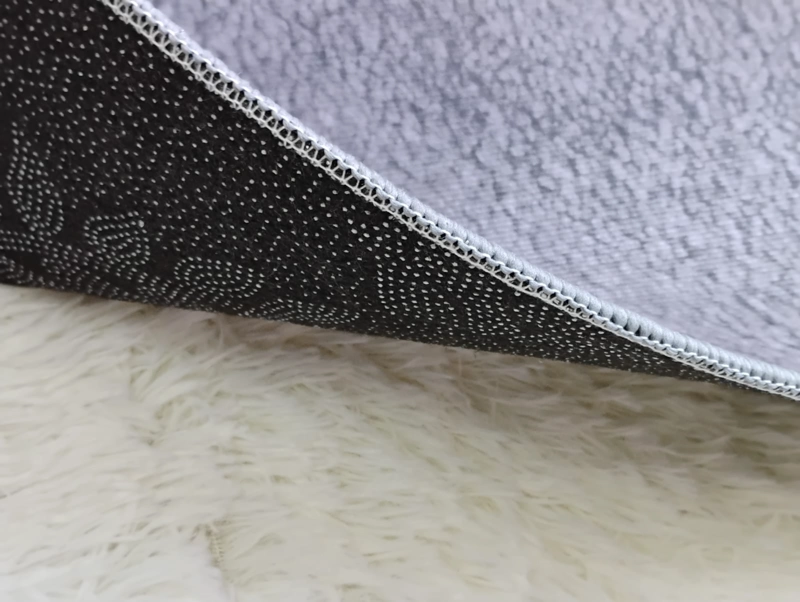 ALFOMBRA 200X240 CM DISEÑO GRIS GEOMETRICO TRIANGULAR MODERNA ELEGANTE DECORATIVA DCO - 2
