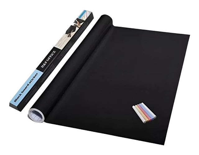 PIZARRA ADHESIVA PAPEL STICKER NEGRO - 1