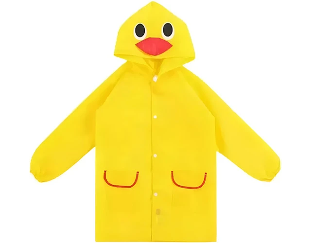 CAPA IMPERMEABLE AMARILLO PONCHO INFANTIL - 1
