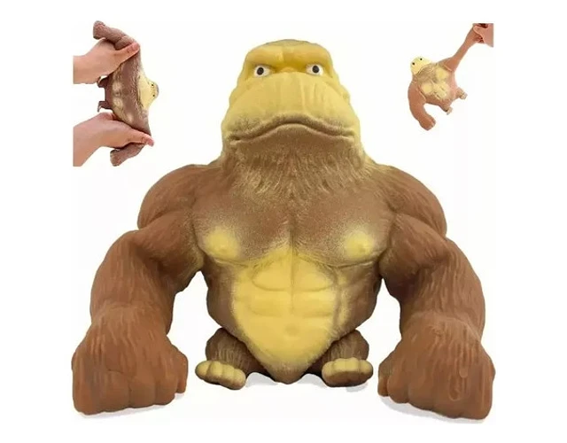 MONKEY WORLD LATEX GORILA SOFT COMPRENSION TOY - 1