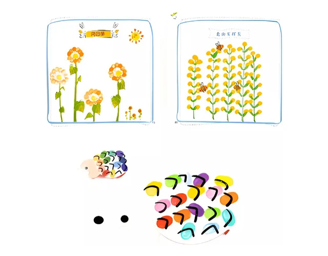 DIVERTIDO KIT DE PINTURAS DE DEDOS PARA NIÑOS - 1