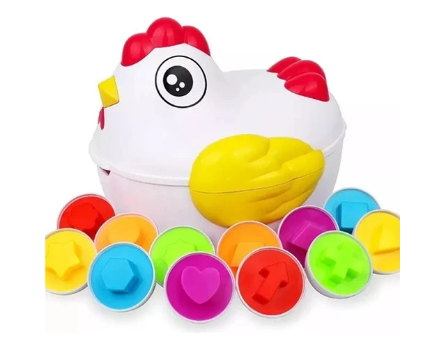 JUEGO DE ENCAJE HUEVOS MONTESSORI - 1