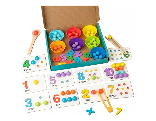 CUENTA CONTEO JUGUETE PARA BEBES MONTESSORI - 1