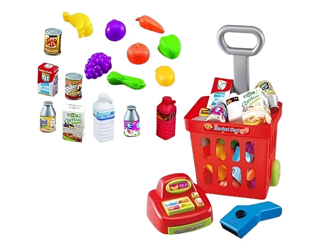 MINI CASRRITO SUPERMERCADO PARA NIÑOS - 1