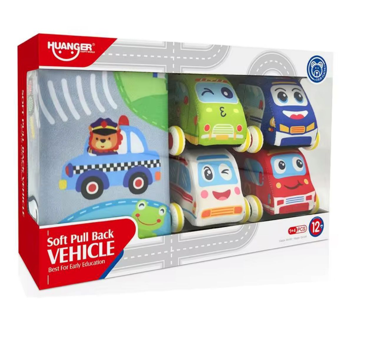 PISTA CON AUTOS DE TELA PARA BEBES - 1