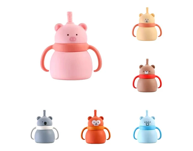 VASO SILICONA ANIMALES PARA BEBES Y NIÑOS - 1