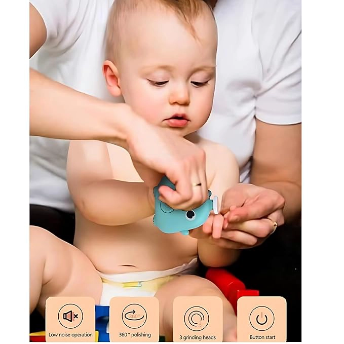 LIMA PULIDOR DE UÑAS ELECTRO PARA BEBES - 5
