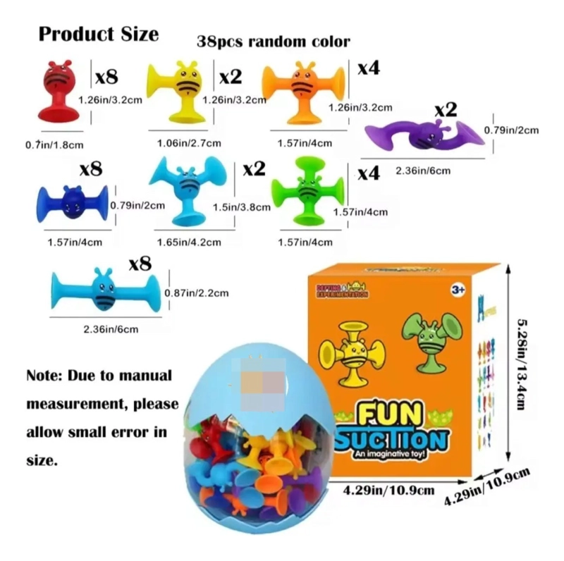 JUGUETES SILICONA VENTOSA PARA NIÑOS - 2