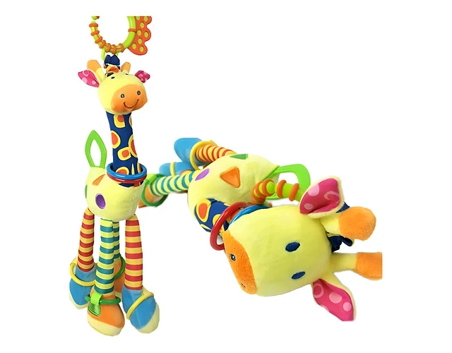 PELUCHE SENSORIAL JIRAFA CON SONIDO - 1