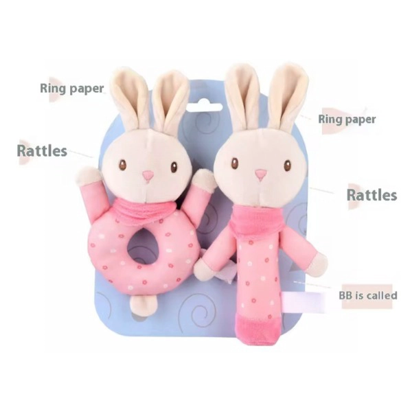 CONEJITO PELUCHE DE APEGO PARA NIÑOS - 2