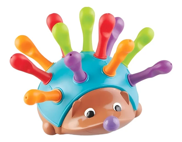 ERIZO PUERCOESPIN JUGUETE DE ENCAJE COLORES PARA NIÑOS - 1