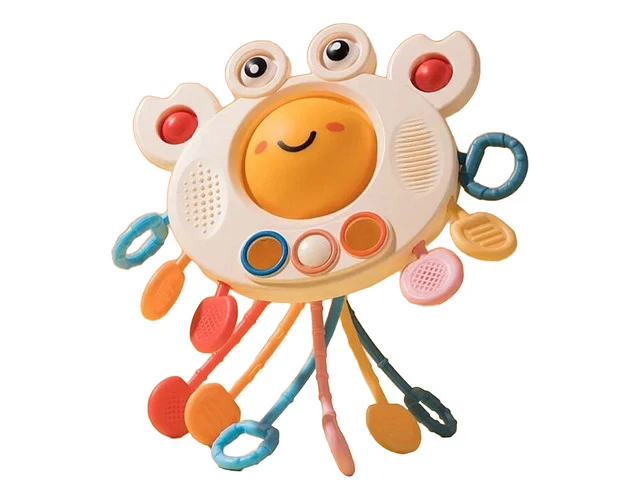 JUGUETE CANGREJO SENSORIAL PARA BEBES - 1