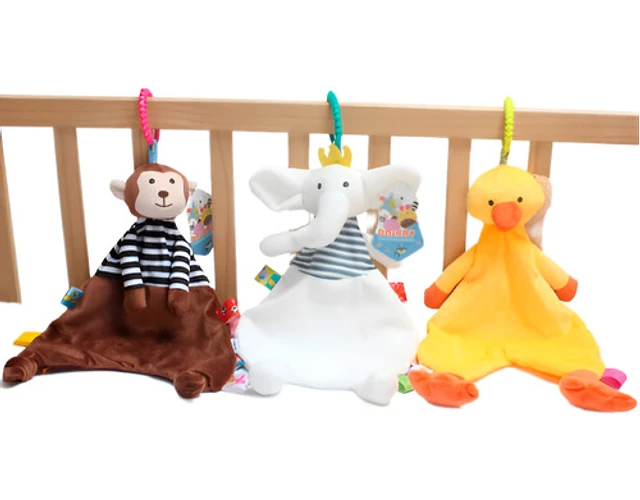 PELUCHE TUTO DE APEGO JUGUETE AMIGO SONAJERO - 1
