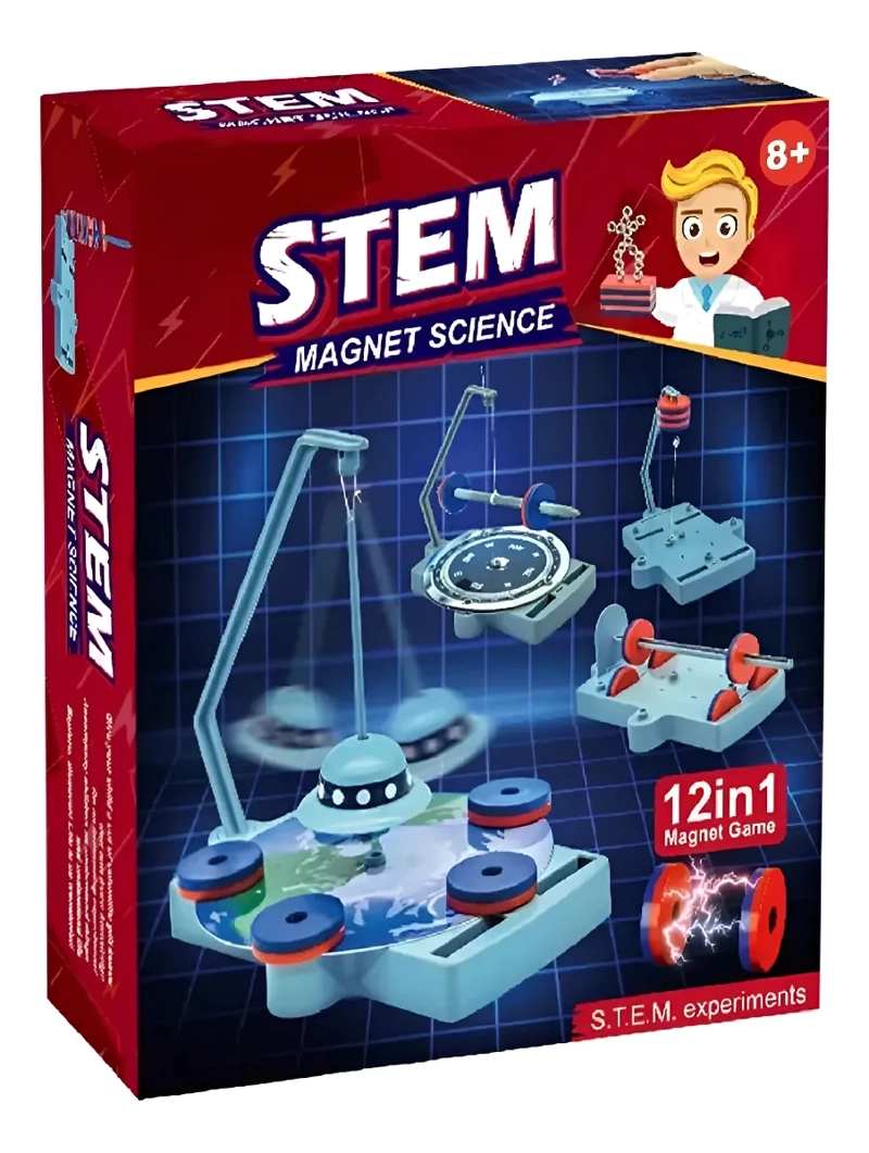 JUEGO DIDÁCTICO IMANES EXPERIMENTO CIENCIA 12 EN 1 EDUCATIVO - 1