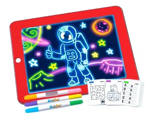 MAGIC PAD ROJO - TABLETA DE DIBUJO - 1