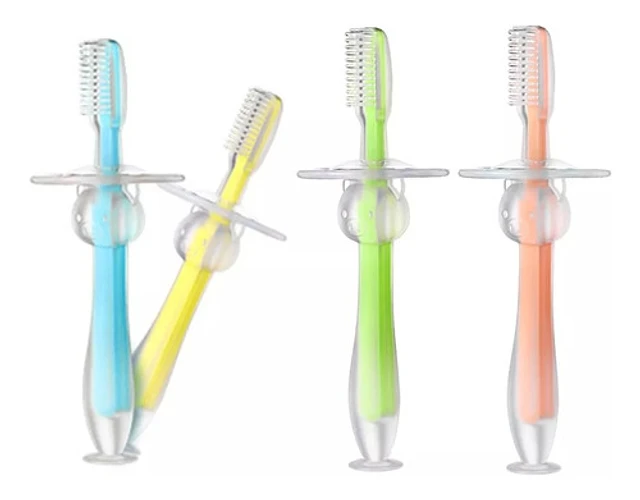 CEPILLO LIMPIA ENCIAS Y PRIMEROS DIENTES PARA BEBE - 1