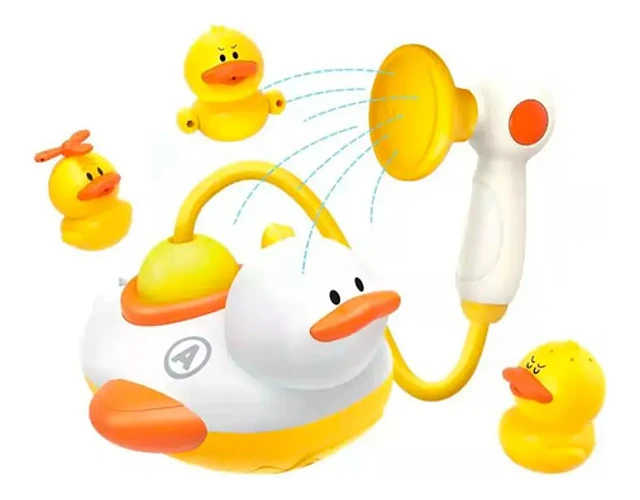 JUGUETE PARA BAÑERA NIÑOS DE DUCHA PATITOS - 1