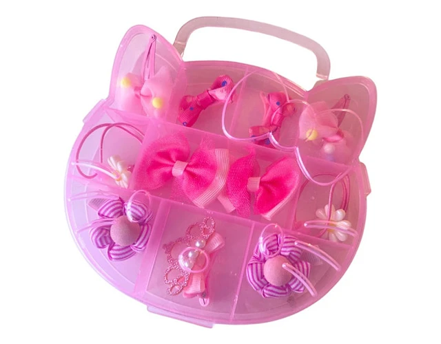 ESTUCHE PARA BEBES/NIÑAS DE PINCHES Y COLETS - 1