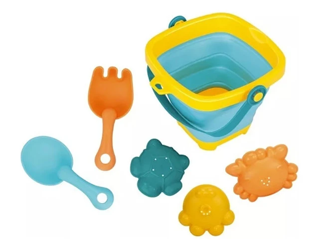 BALDE DE PLAYA PLEGABLE CON ACCESORIOS - 1