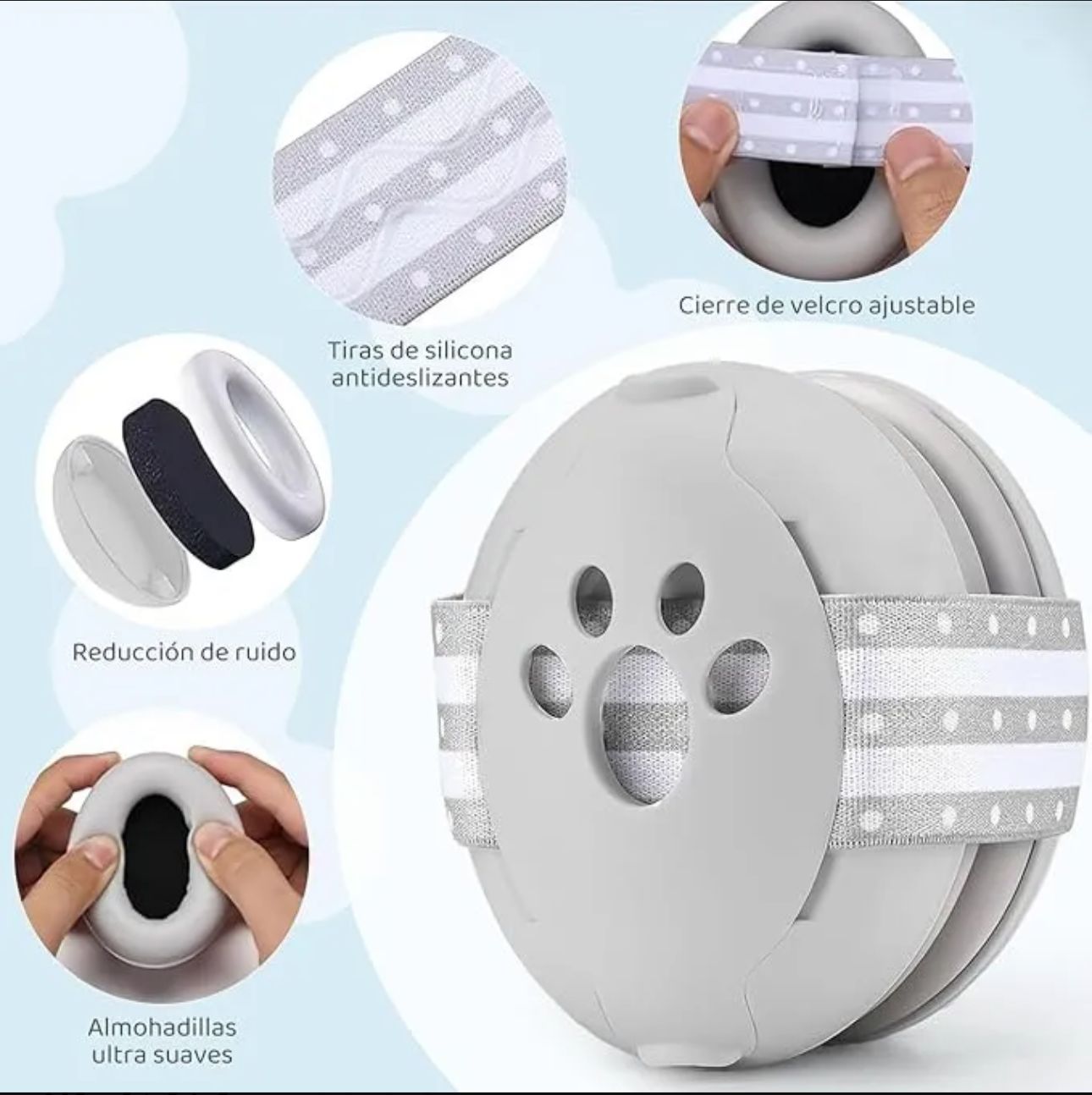 PROTECCION AUDIFONOS ANTIRUIDO PARA BEBES - 2