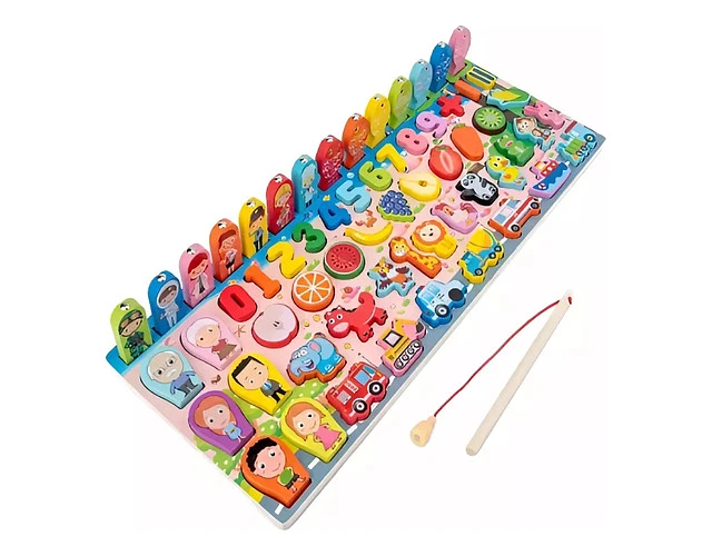 ROMPECABEZAS DE MADERA COLORES PARA NIÑOS - 1