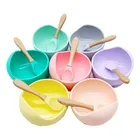 BOWL SILICONA PARA NIÑOS + CUBIERTOS SILICONA - 1