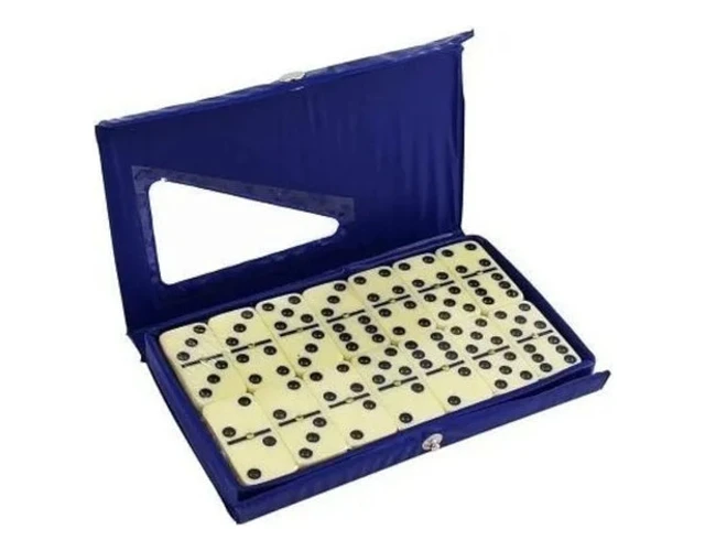 SET DOMINO CON ESTUCHE 28  PIEZAS - 1