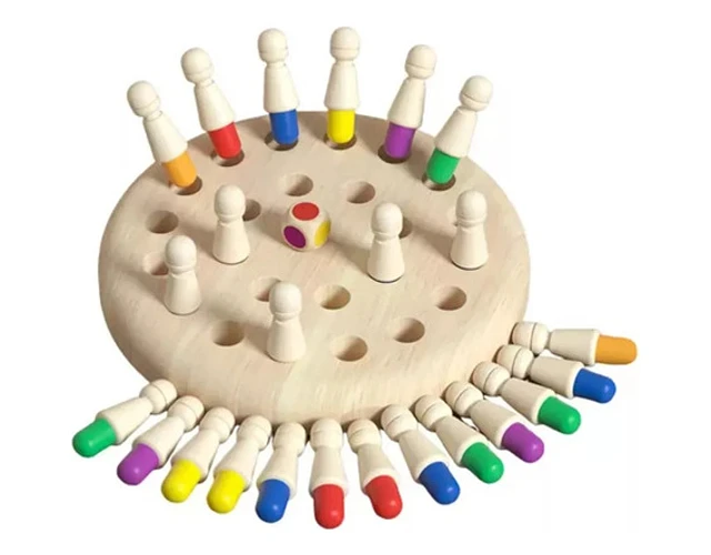 JUEGO MONTESSORI DE MEMORIA DE MADERA - 1