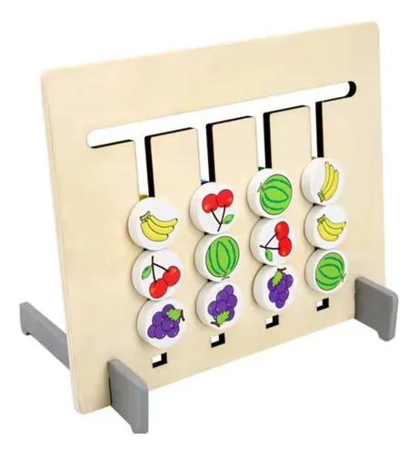 SET ROMPECABEZAS DESLIZANTES JUGUETE MONTESSORI - 1
