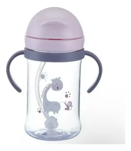 VASO ANTIDERRAME CON BOMBILLA  Y ASAS PARA BEBE - 1