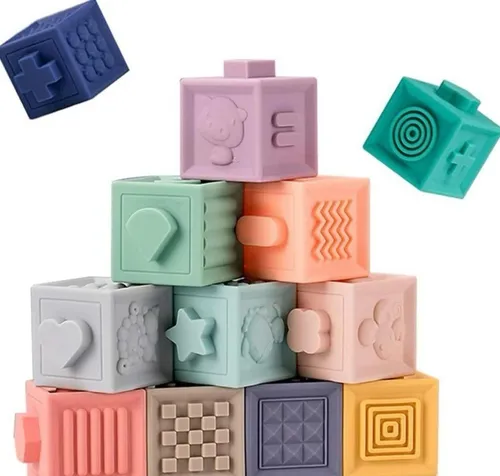 CUBO MORDEDOR ESTIMULADOR PARA BEBES - 1