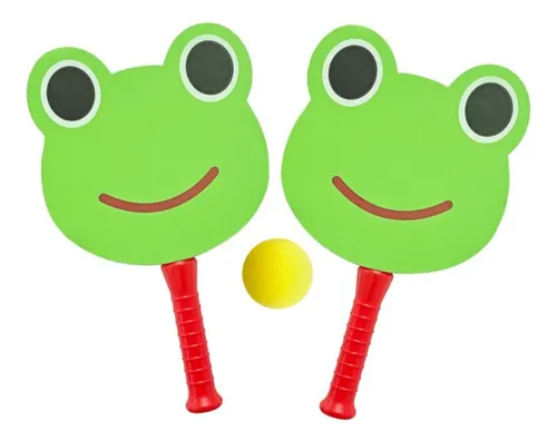 JUEGO DE PALETAS SUAVE DE RANA BEBE - 1
