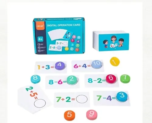 Juego De Números De Madera De Suma Y Resta - 1