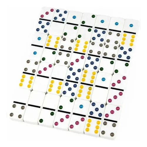 DOMINO DE COLORES CAJA METALICA - 1
