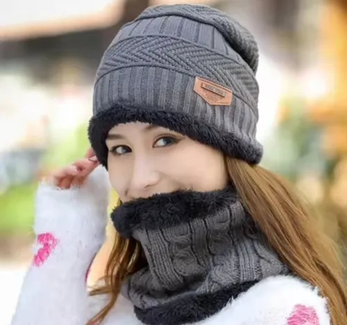 GORRO DE LANA CON INTERIOR DE CHIPORRO - 1