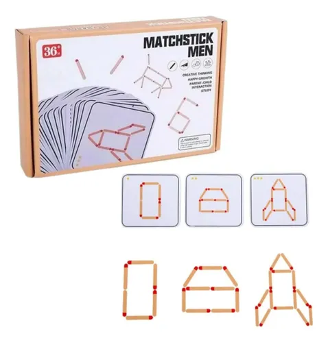 JUEGO INTERACTIVO DE PALITOS MONTESSORI MADERA - 1