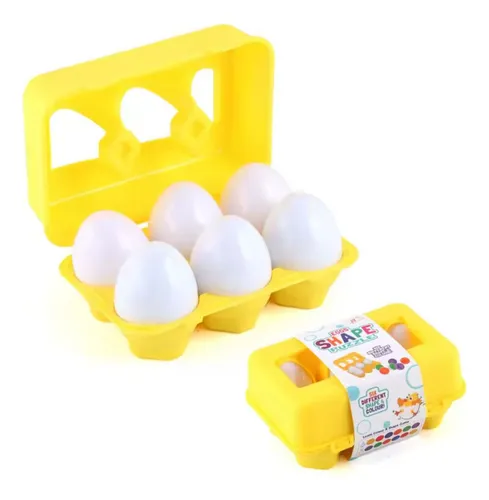 SET 6 HUEVOS DE COLORES PARA NIÑOS - 1