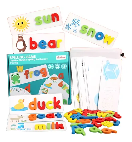 JUEGO DE PALABRAS INFANTIL APRENDIZAJE DELETREO EN INGLES - 1
