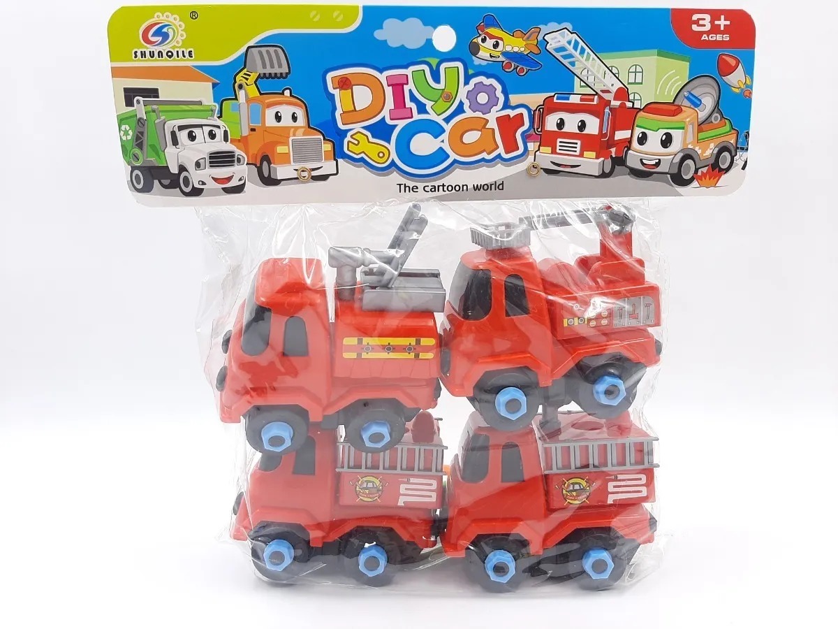 PACK DE AUTITOS DE BOMBERO DE JUGUETE - 3