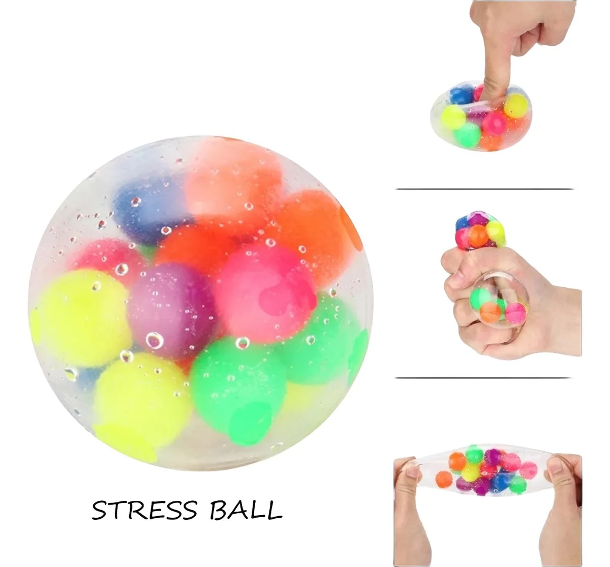 PELOTA LED ANTIESTRES DE SILICONA TERAPIA - 3