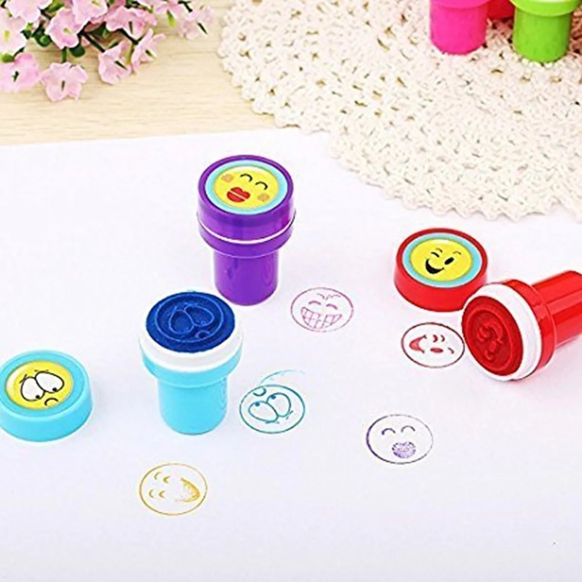 SET 10 TIMBRES SELLOS CARITAS - 2
